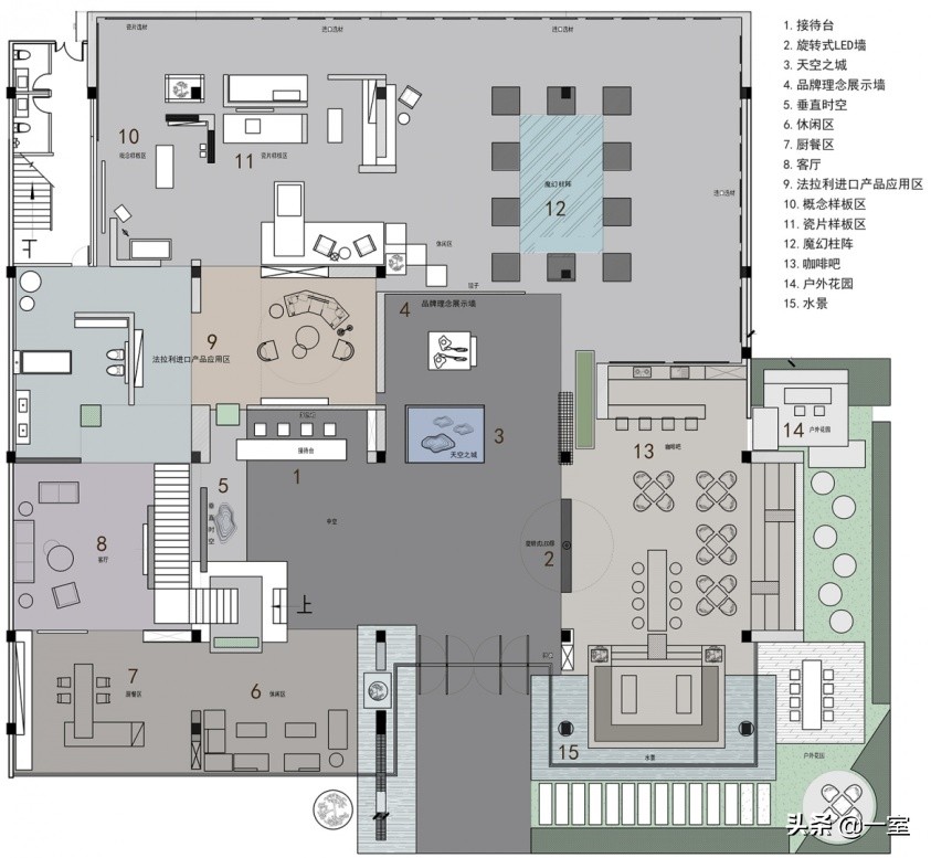 室内设计工装效果图（设计师必须掌握的工装平面方案设计）