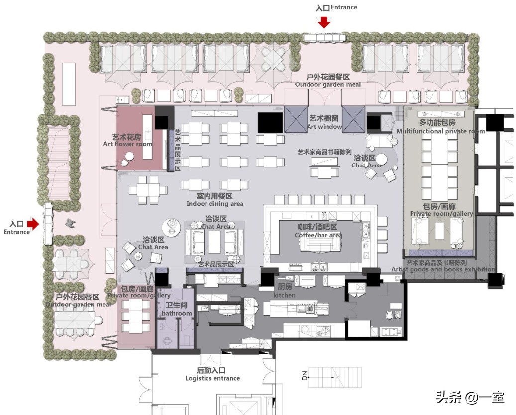 室内设计工装效果图（设计师必须掌握的工装平面方案设计）